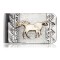 12kt Gold Filled and .925 Sterling Silver Handmade HORSE Certified Authentic Navajo Native American Money Clip 11241-1