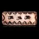Bear Paw and Mountain Navajo Handmade Pure Copper and Nickel Native American Money Clip 11267-12 Bear Paw and Mountain Navajo Handmade Pure Copper and Nickel Native American Money Clip 11267-12