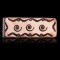 Swirl and Mountain Navajo Handmade Pure Copper and Nickel Native American Money Clip 11267-5