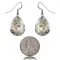 12kt Gold Filled and .925 Sterling Silver Bear Paw and Sun Handmade Navajo Native American Dangle Earrings 24469 12kt Gold Filled and .925 Sterling Silver Bear Paw and Sun Handmade Navajo Native American Dangle Earrings 24469