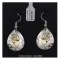 12kt Gold Filled and .925 Sterling Silver Bear Paw and Sun Handmade Navajo Native American Dangle Earrings 24469 12kt Gold Filled and .925 Sterling Silver Bear Paw and Sun Handmade Navajo Native American Dangle Earrings 24469