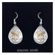 12kt Gold Filled and .925 Sterling Silver Kokopelli Handmade Certified Authentic Navajo Dangle Native American Earrings 24499