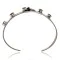 Handmade Navajo Flower Cuff Bracelet in 925 Sterling Silver with Black Onyx 12946-4 Handmade Navajo Flower Cuff Bracelet in 925 Sterling Silver with Black Onyx 12946-4