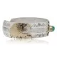12kt Gold Filled and .925 Sterling Silver Eagle head Handmade Navajo Natural Turquoise Native American Cuff Bracelet 13096-99 12kt Gold Filled and .925 Sterling Silver Eagle head Handmade Navajo Natural Turquoise Native American Cuff Bracelet 13096-99