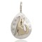 Delicate 12kt Gold Filled and .925 Sterling Silver Coyote Handmade Certified Authentic Navajo Native American Pendant 24470