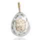 Turtle 12kt Gold Filled and .925 Sterling Silver Certified Authentic Handmade Very Delicate Navajo Native American Pendant 24472-99