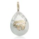 Delicate 12kt Gold Filled and .925 Sterling Silver Bear Handmade Certified Authentic Navajo Native American Pendant 24473 Delicate 12kt Gold Filled and .925 Sterling Silver Bear Handmade Certified Authentic Navajo Native American Pendant 24473
