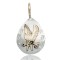 Delicate 12kt Gold Filled and .925 Sterling Silver Eagle Handmade Certified Authentic Navajo Native American Pendant 24474