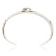 12kt Gold Filled and .925 Sterling Silver Handmade Kokopelli Certified Authentic Navajo Turquoise Native American Bracelet 390800679712