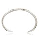 12kt Gold Filled and .925 Sterling Silver Certified Authentic Feather Handmade Navajo Native American Cuff Bracelet 13094-5
