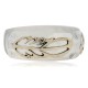 12kt Gold Filled and .925 Sterling Silver Certified Authentic Feather Handmade Navajo Native American Cuff Bracelet 13094-5
