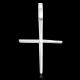 Plain Cross .925 Sterling Silver Handmade Certified Authentic Navajo Native American Pendant 24566 Plain Cross .925 Sterling Silver Handmade Certified Authentic Navajo Native American Pendant 24566