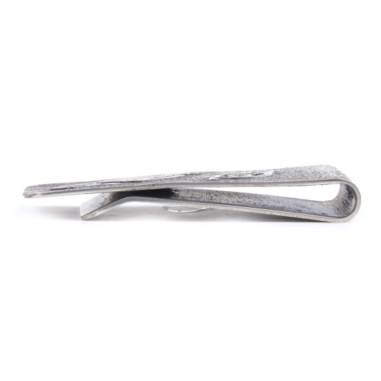 Bear Paw .925 Sterling Silver Ray Begay Certified Authentic Handmade Navajo Native American Money Clip  13194-10