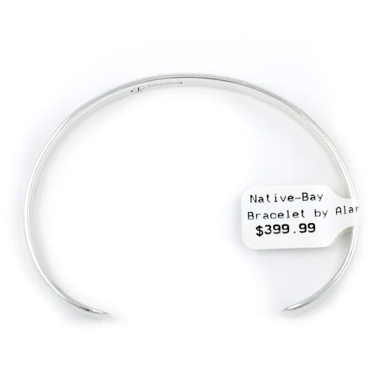 Clouds Water .925 Sterling Silver Water Wave Handmade Hopi Native American Bracelet 13219-2 Clouds Water .925 Sterling Silver Water Wave Handmade Hopi Native American Bracelet 13219-2