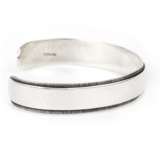.925 Sterling Silver Certified Authentic Handmade Hopi Native American Bracelet 13221 .925 Sterling Silver Certified Authentic Handmade Hopi Native American Bracelet 13221
