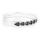 Heart .925 Sterling Silver  Certified Authentic Handmade Hopi Native American Bracelet 13219-1