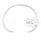 Heart .925 Sterling Silver Certified Authentic Handmade Hopi Overlay Native American Bracelet 13219-3