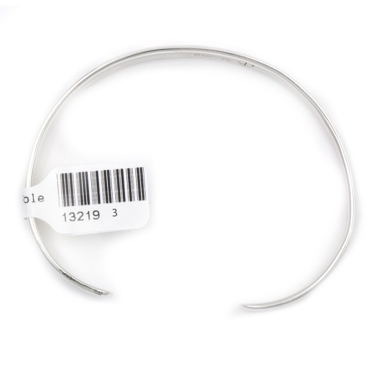 Heart .925 Sterling Silver Certified Authentic Handmade Hopi Overlay Native American Bracelet 13219-3