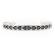 Heart .925 Sterling Silver  Certified Authentic Handmade Hopi Native American Bracelet 13219-1