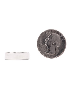 .925 Sterling Silver Certified Authentic Handmade Hopi Native American Plain Wedding and Engagement Ring 13223 .925 Sterling Silver Certified Authentic Handmade Hopi Native American Plain Wedding and Engagement Ring 13223