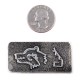 Bear .925 Sterling Silver Ray Begay Certified Authentic Handmade Navajo Native American Money Clip  13194-27