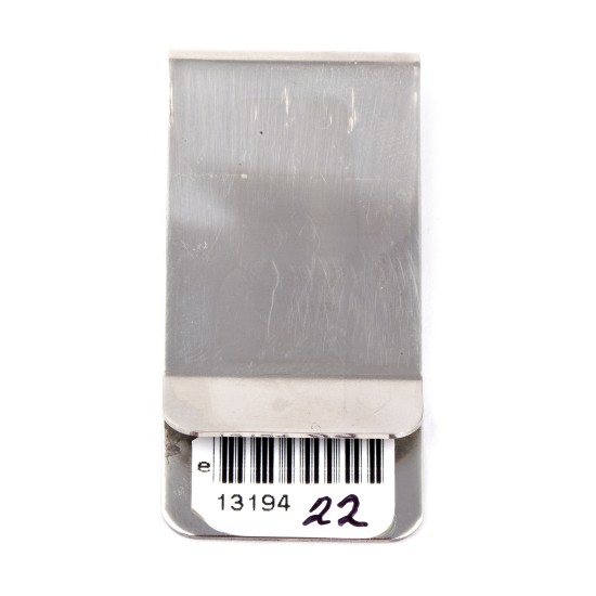 Peacock .925 Sterling Silver Ray Begay Certified Authentic Handmade Navajo Native American Money Clip  12194-22