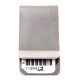 Deer .925 Sterling Silver Ray Begay Certified Authentic Handmade Navajo Native American Natural Turquoise Coral Money Clip 11253-12