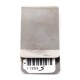 Deer .925 Sterling Silver Ray Begay Certified Authentic Handmade Navajo Native American Natural Turquoise Coral Money Clip 11253-5