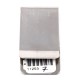 Lizard .925 Sterling Silver Ray Begay Certified Authentic Handmade Navajo Native American Natural Turquoise Coral Money Clip 11253-7