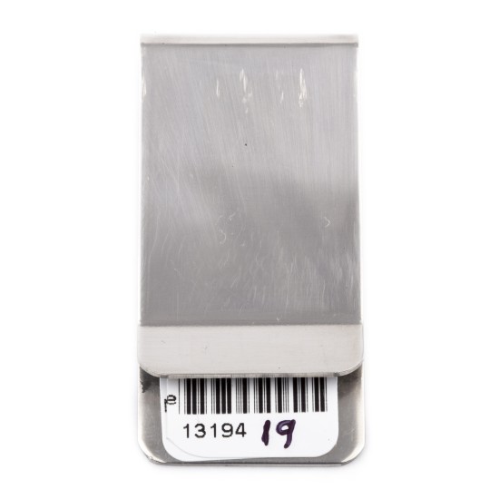 Buffalo .925 Sterling Silver Ray Begay Certified Authentic Handmade Navajo Native American Money Clip  13194-19