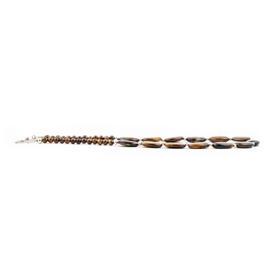 Navajo Native American Natural Tigers Eye Necklace Earrings Set 24547-18331 Navajo Native American Natural Tigers Eye Necklace Earrings Set 24547-18331