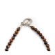 Certified Authentic Navajo Native American Natural Tigers Eye Necklace Earrings Set 24547-18331