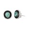 .925 Sterling Silver Certified Authentic Handmade Navajo Native American Natural Turquoise Earrings  390725821587