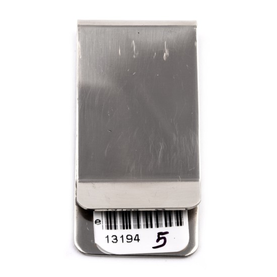 Bear .925 Sterling Silver Certified Authentic Handmade Navajo Native American Money Clip 13194-5