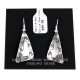 Bear Paw .925 Sterling Silver Certified Authentic Handmade Navajo Native American Dangle Earrings 27261-1 Bear Paw .925 Sterling Silver Certified Authentic Handmade Navajo Native American Dangle Earrings 27261-1