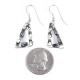 Bear Paw .925 Sterling Silver Certified Authentic Handmade Navajo Native American Dangle Earrings 27261-1 Bear Paw .925 Sterling Silver Certified Authentic Handmade Navajo Native American Dangle Earrings 27261-1