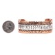 Sun Cross .925 Sterling Silver Copper Certified Authentic Handmade Navajo Native American Bracelet 245546 Sun Cross .925 Sterling Silver Copper Certified Authentic Handmade Navajo Native American Bracelet 245546