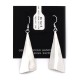 Plain Simple .925 Starling Silver Certified Authentic Handmade Navajo Native American Earrings 27265-6 Plain Simple .925 Starling Silver Certified Authentic Handmade Navajo Native American Earrings 27265-6