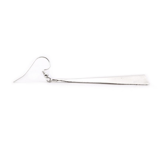 Plain Simple .925 Starling Silver Certified Authentic Handmade Navajo Native American Earrings 27265-6 Plain Simple .925 Starling Silver Certified Authentic Handmade Navajo Native American Earrings 27265-6