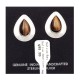 Drop .925 Starling Silver Certified Authentic Handmade Navajo Native American Tigers Eye Earrings 18315-1 Drop .925 Starling Silver Certified Authentic Handmade Navajo Native American Tigers Eye Earrings 18315-1