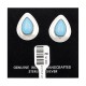 Drop .925 Starling Silver Certified Authentic Handmade Navajo Native American Natural Turquoise Earrings 18315-2 Drop .925 Starling Silver Certified Authentic Handmade Navajo Native American Natural Turquoise Earrings 18315-2