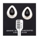 Drop .925 Starling Silver Certified Authentic Handmade Navajo Native American Black Onyx Earrings 18315-4 Drop .925 Starling Silver Certified Authentic Handmade Navajo Native American Black Onyx Earrings 18315-4