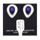 Drop .925 Starling Silver Certified Authentic Handmade Navajo Native American Lapis lazuli Earrings 18315-5 Drop .925 Starling Silver Certified Authentic Handmade Navajo Native American Lapis lazuli Earrings 18315-5