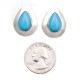 Drop .925 Starling Silver Certified Authentic Handmade Navajo Native American Natural Turquoise Earrings 18315-2 Drop .925 Starling Silver Certified Authentic Handmade Navajo Native American Natural Turquoise Earrings 18315-2