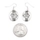Sun .925 Starling Silver Certified Authentic Handmade Navajo Native American Earrings  27260-6