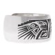 Eagle .925 Sterling Silver Certified Authentic Handmade Hopi Native American Cuff Bracelet 13229