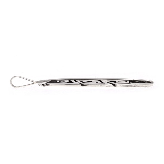 Feather .925 Starling Silver Certified Authentic Handmade Hopi Native American Pendent 24548 Feather .925 Starling Silver Certified Authentic Handmade Hopi Native American Pendent 24548