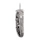 Feather .925 Starling Silver Certified Authentic Handmade Hopi Native American Pendent 24548 Feather .925 Starling Silver Certified Authentic Handmade Hopi Native American Pendent 24548