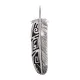 Feather .925 Starling Silver Handmade Hopi Native American Pendent 24548 Feather .925 Starling Silver Handmade Hopi Native American Pendent 24548