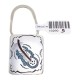 Feather .925 Sterling Silver Certified Authentic Handmade Navajo Native American Natural Turquoise Coral Keychain 10290-5